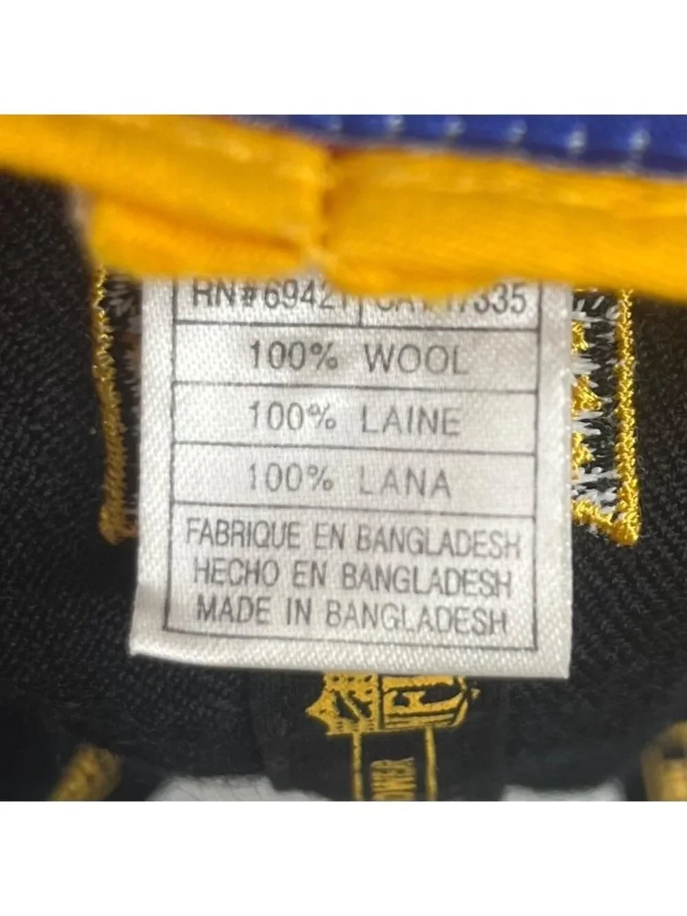 Pittsburgh Steelers NFL Reebok Wool Cap Black Yellow Authentic Team Logo